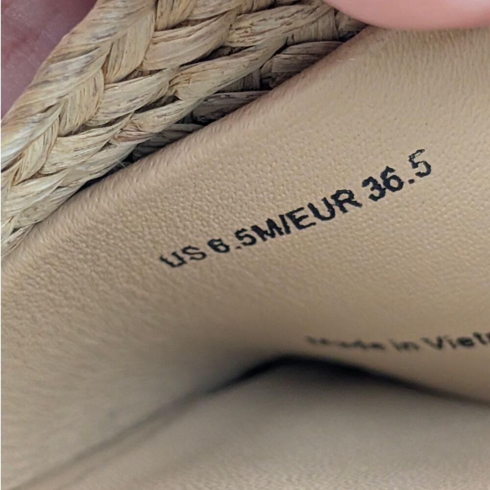 Vince Margo Platform Heel Sandals Women's Toasted Wheat Size US6.5M EU36.5 - Picture 9 of 11